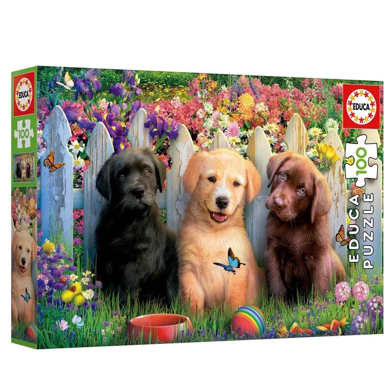 Educa – Posing Puppies (1x100pc)