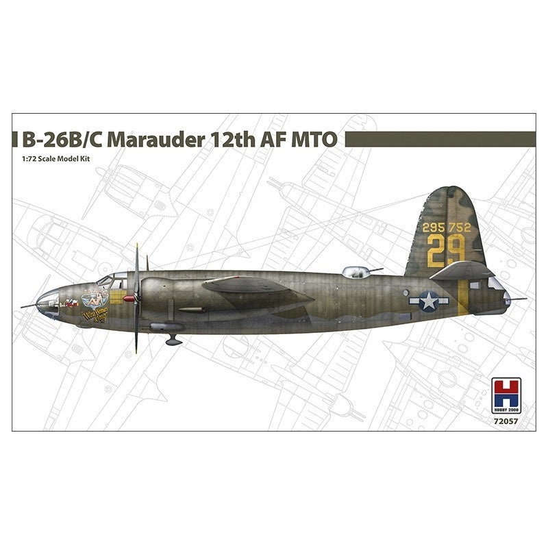 Hobby 2000 – 1/72 B-26 B/C Marauder 12th AF MTO