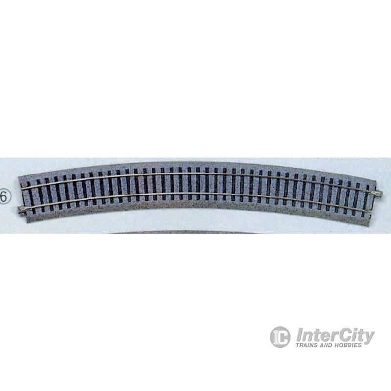Kato 2250 Unitrack – Curved Sections; 22.5 Degree Radius pkg(4) — 31-1/8″ 790mm