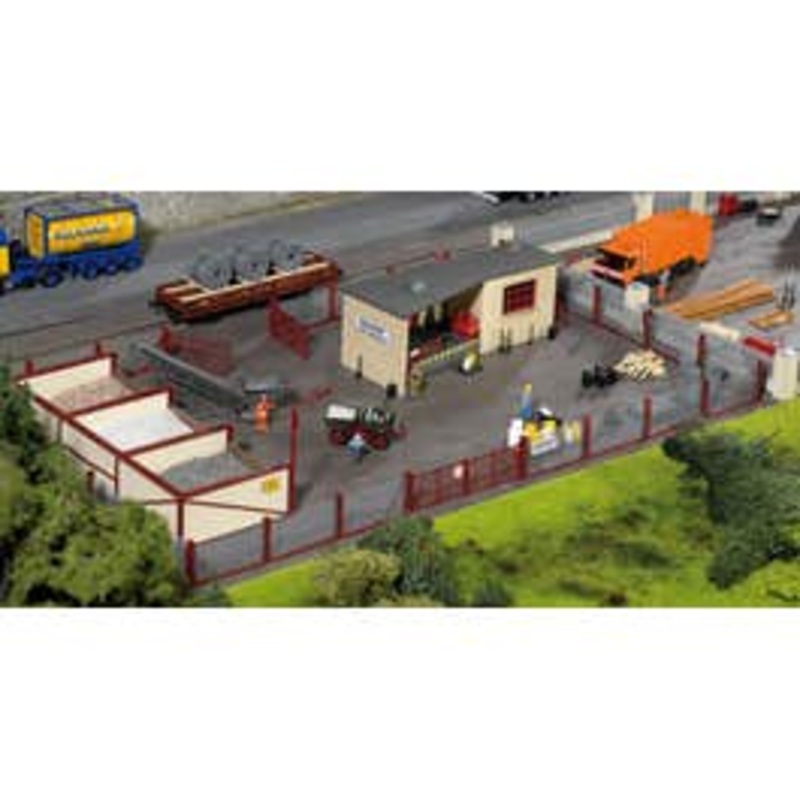 PIKO 61153 HO CLASSIC LINE NEUSTADT GRAVEL YARD, BUILDING KIT