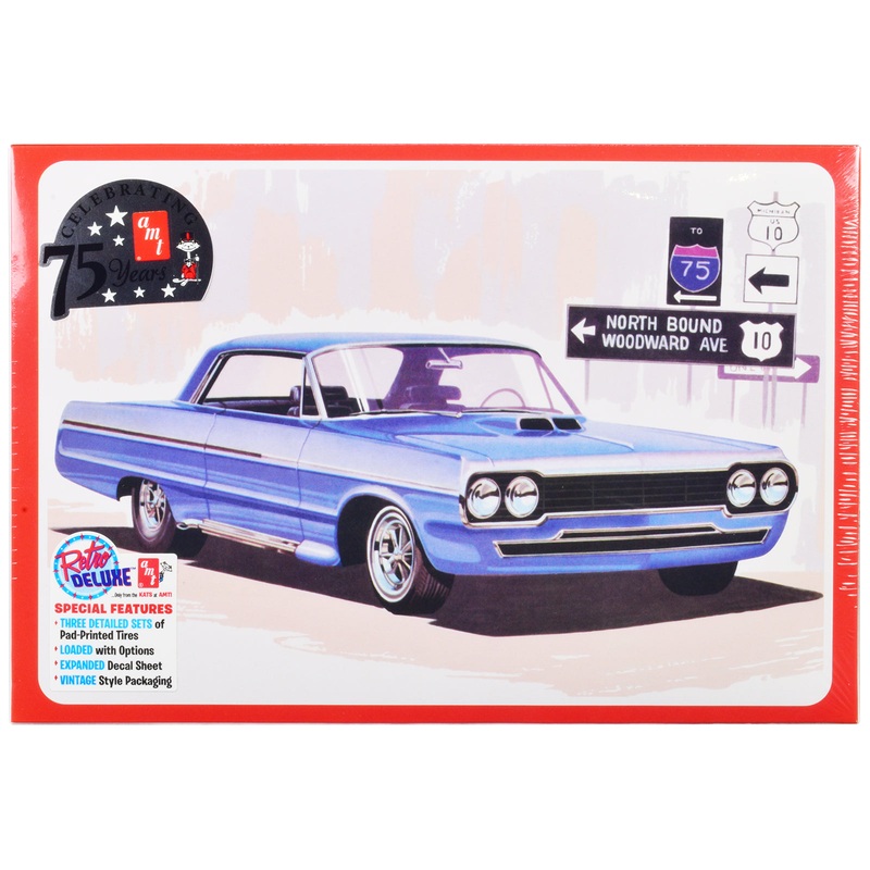 Skill 2 Model Kit 1964 Chevrolet Impala “Super Street Rod” 3-in-1 Kit 1/25 Scale Model by AMT