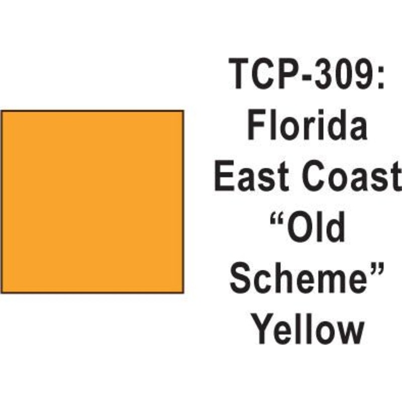 Tru Color TCP-309 Florida East Coast, Old Scheme Yellow 1 ounce