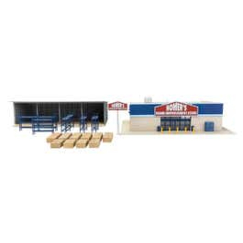 Walthers 933-4119 HO Hardware and Lumber Store Kit