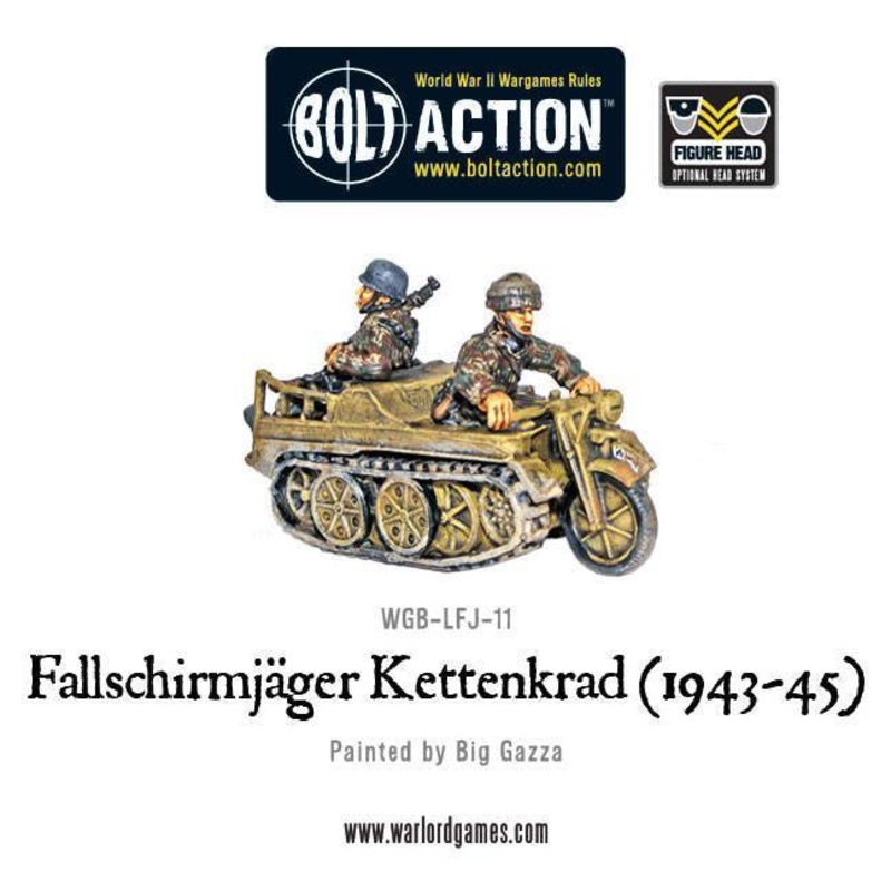 Warlord – Bolt Action  Fallschirmjager Kettenkrad