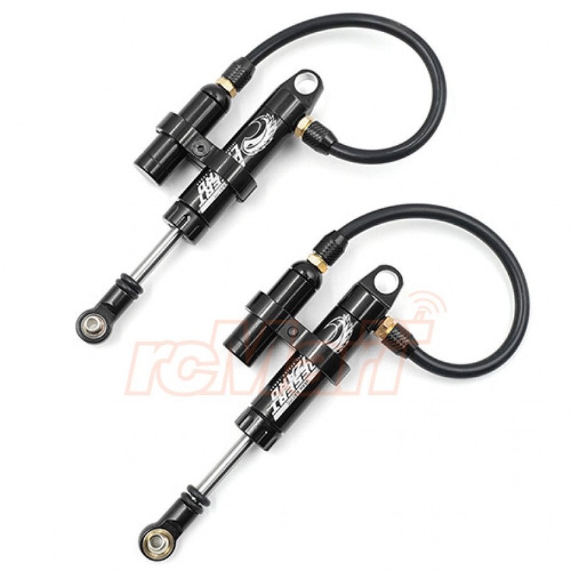 Yeah Racing – 90mm Desert Lizard Piggyback Internal Spring Damper Black (2)