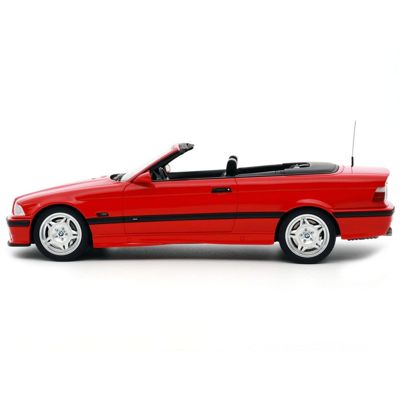1995 BMW E36 M3 Convertible Bright Red Limited Edition to 2500 pieces Worldwide 1/18 Model Car by Otto Mobile