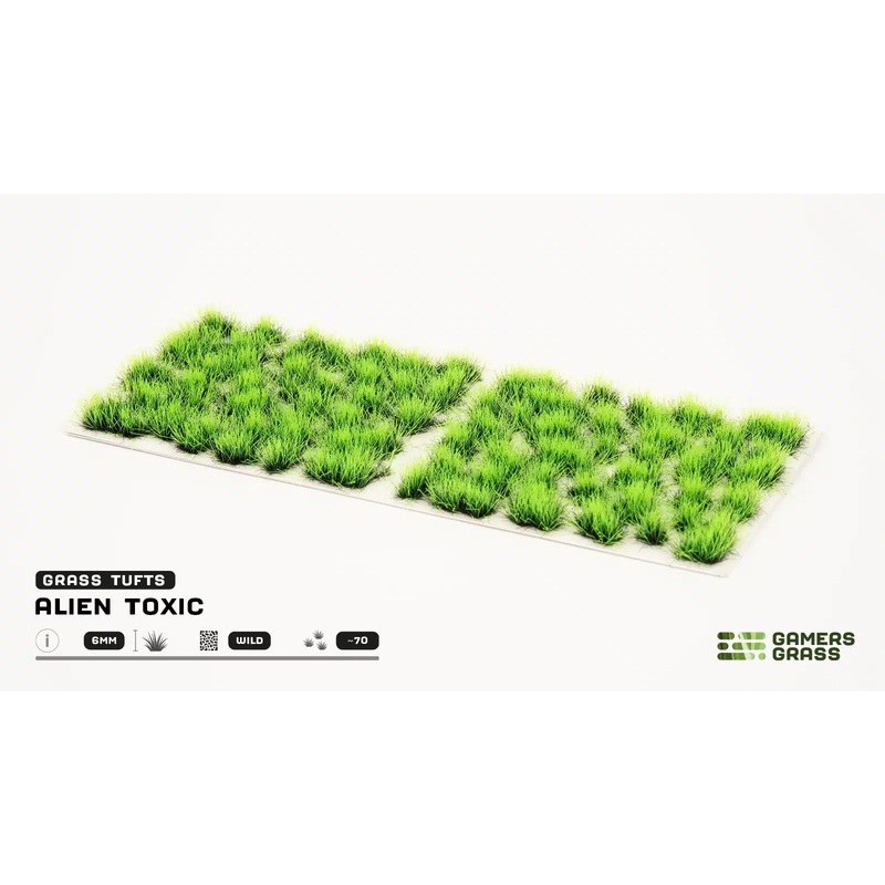 Gamers Grass – 6mm Tufts – Alien Toxic (Wild)  (GGA-TX)