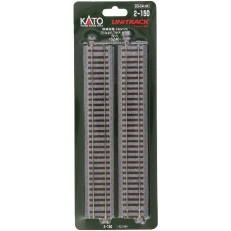 Kato 2-150 HO Scale 246mm 9-3/4″ Straight (4)
