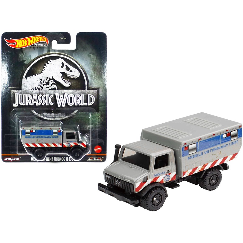 Mercedes-Benz Unimog U 1300 L “Mobile Veterinary Unit MVU-12” “Jurassic World” (2015) Movie Diecast Model Car by Hot Wheels
