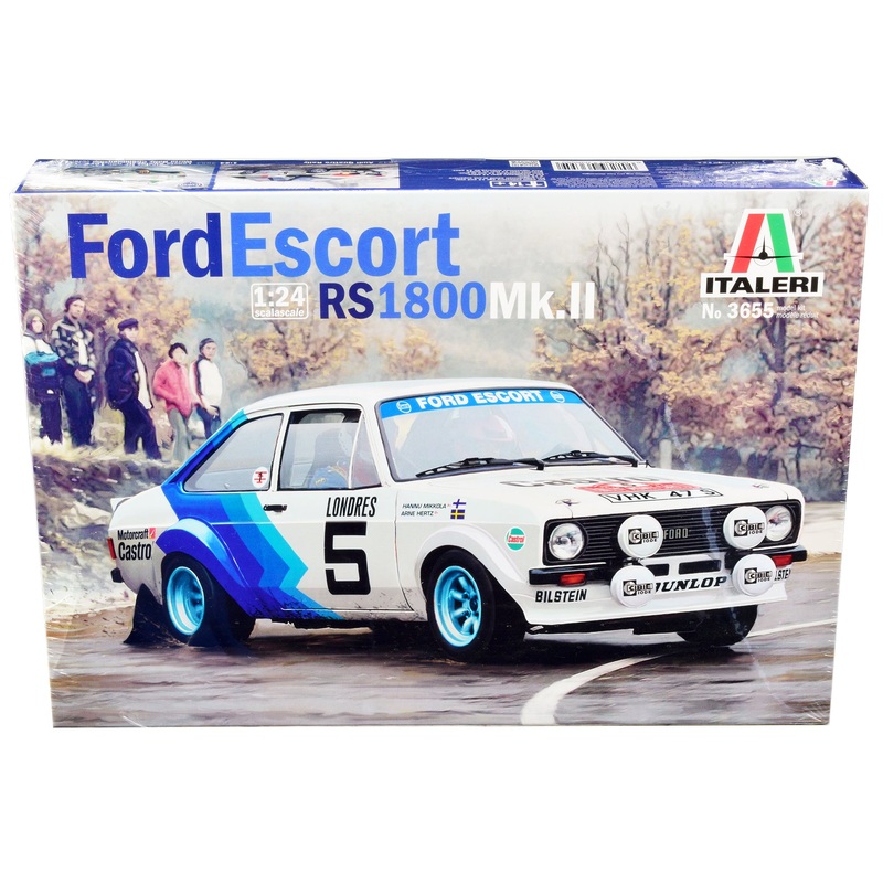 Skill 2 Model Kit Ford Escort RS 1800 Mk.II #5 Rallye Monte Carlo (1979) 1/24 Scale Model by Italeri