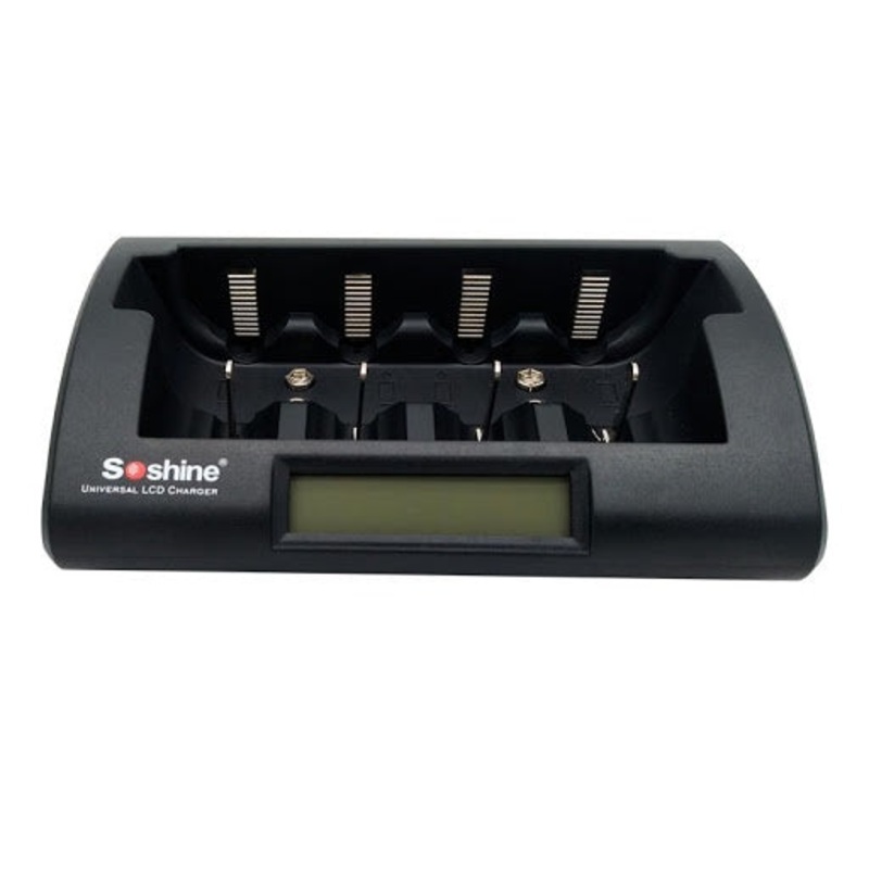 Soshine – Universal Charger for AA/AAA/C/D/9V