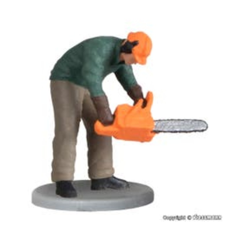 Viessmann 1548  HO Lumberjack with chain saw ANIMATED