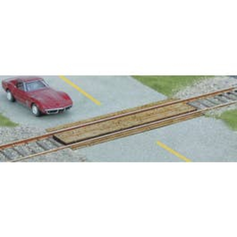 Walthers #949-4158 Wood Grade Crossing Single Track – kit
