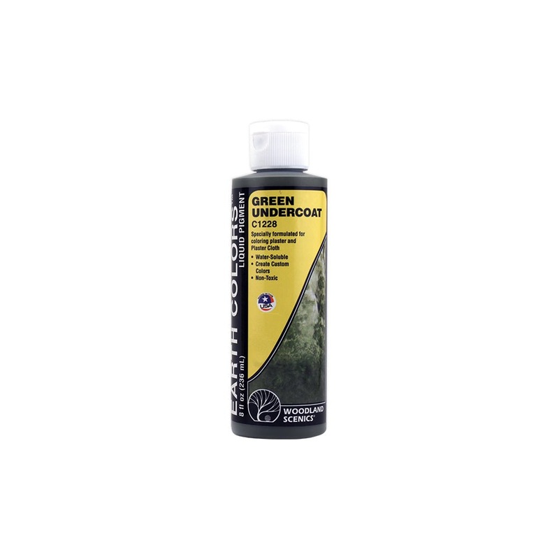 Woodland Scenics C1228 Green Undercoat, 8 ounce