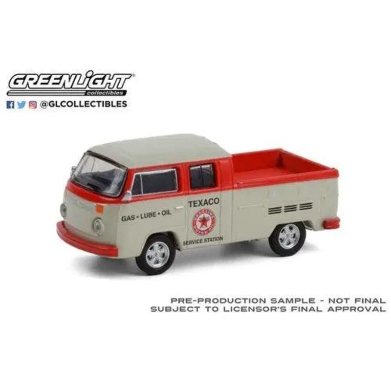 1976 Volkswagen T2 Type 2 Double Cab Pick-Up – Texaco Service – 1:64 scale