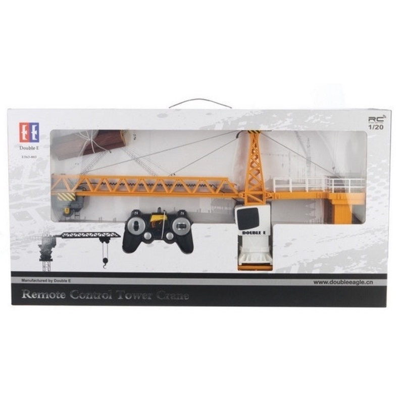 Double Eagle – 1/20 R/C Tower Crane w/Battery & USB Charger