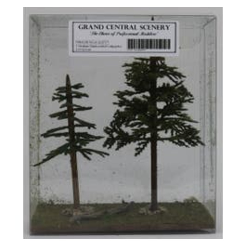 Grand Central Scenery T37  Medium Lodgepole Trees  5″- 7″ (2 pcs)