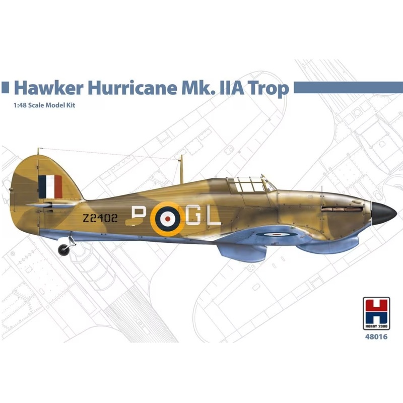 Hobby 2000 – 1/48 Hawker Hurricane Mk.IIA Trop