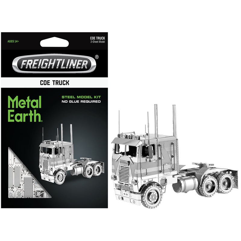 Model Kit Freightliner COE Truck (Challenging Difficulty) Steel Model by Metal Earth