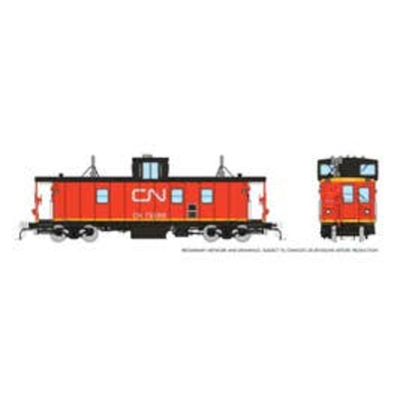 Rapido 166037 HO HS Caboose: CN – International Service: #79286