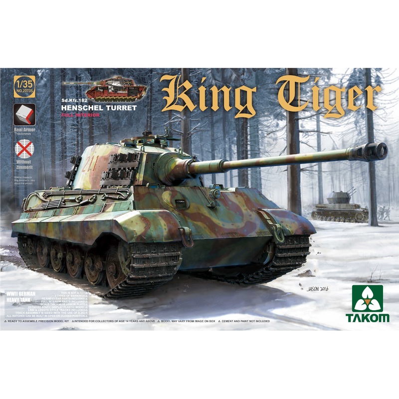 Takom – 1/35 King Tiger Henschel Turret w/interior (Special Ed.)