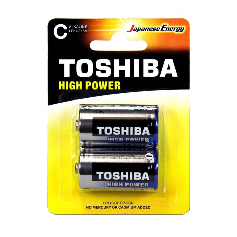 Toshiba – C High Power Alkaline Batteries (2)