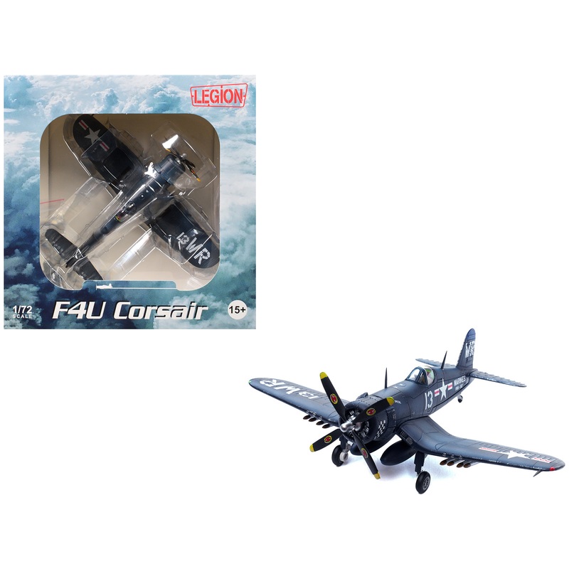 Vought F4U-4 Corsair Fighter Plane Marine “Alice Special Capt. James Kraus Jr. VMA-312 USS Bataan (CVL-29)” (1952) United States Marines 1/72 Diecast Model Airplane by Legion