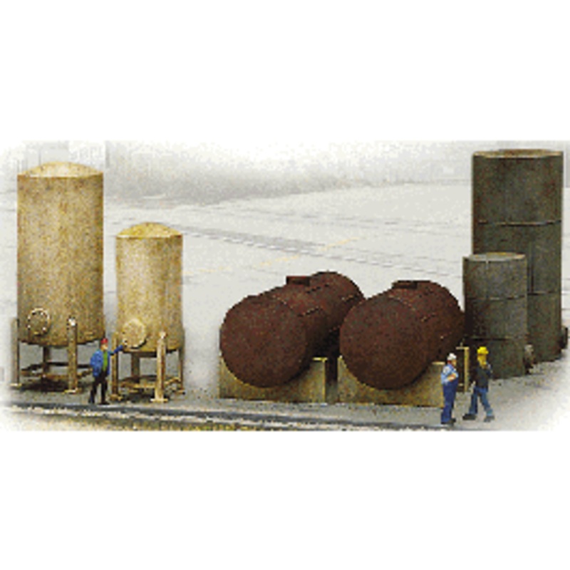 Walthers #933-3197 Industrial Tanks Detail Set — Kit