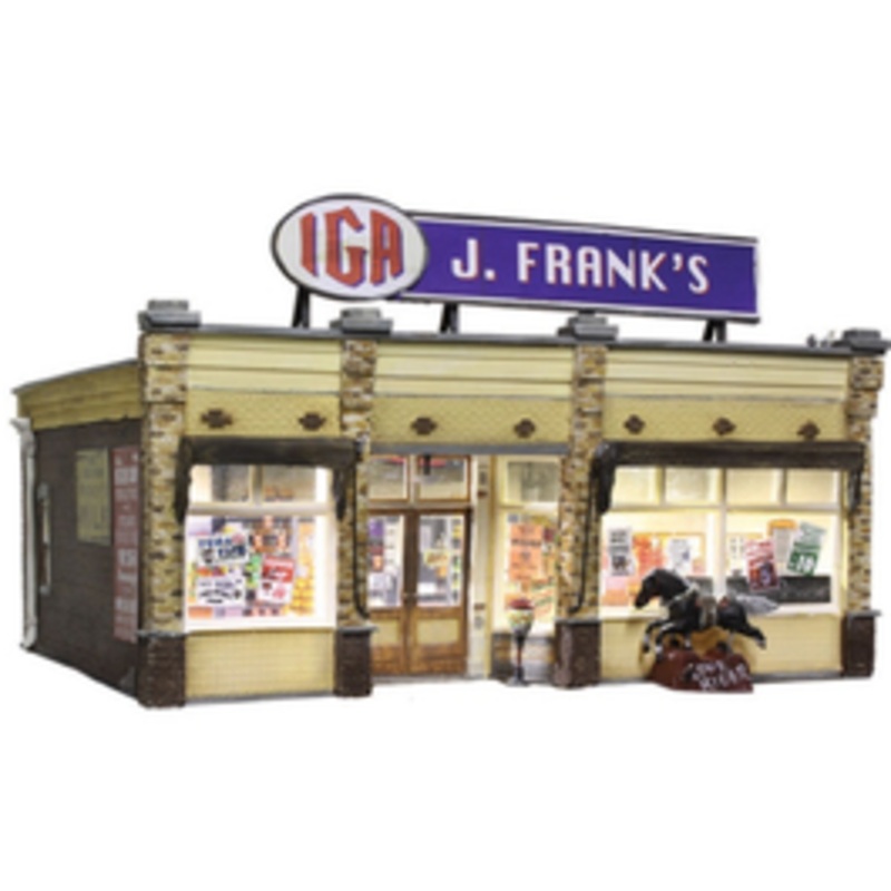 Woodland Scenics BR5050 HO J. Frank's Grocery (Built up)