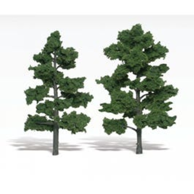 Woodland Scenics TR1516 2 Deciduous Trees (Medium Green)