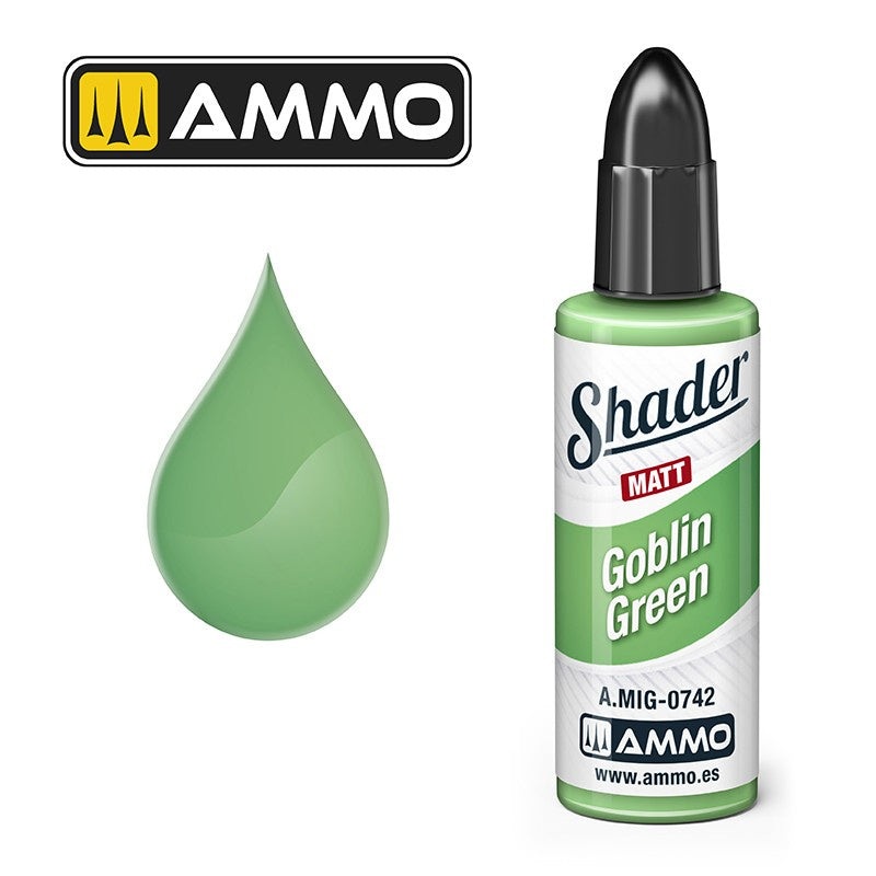 AMMO – 0742  Goblin Green Matt Shader