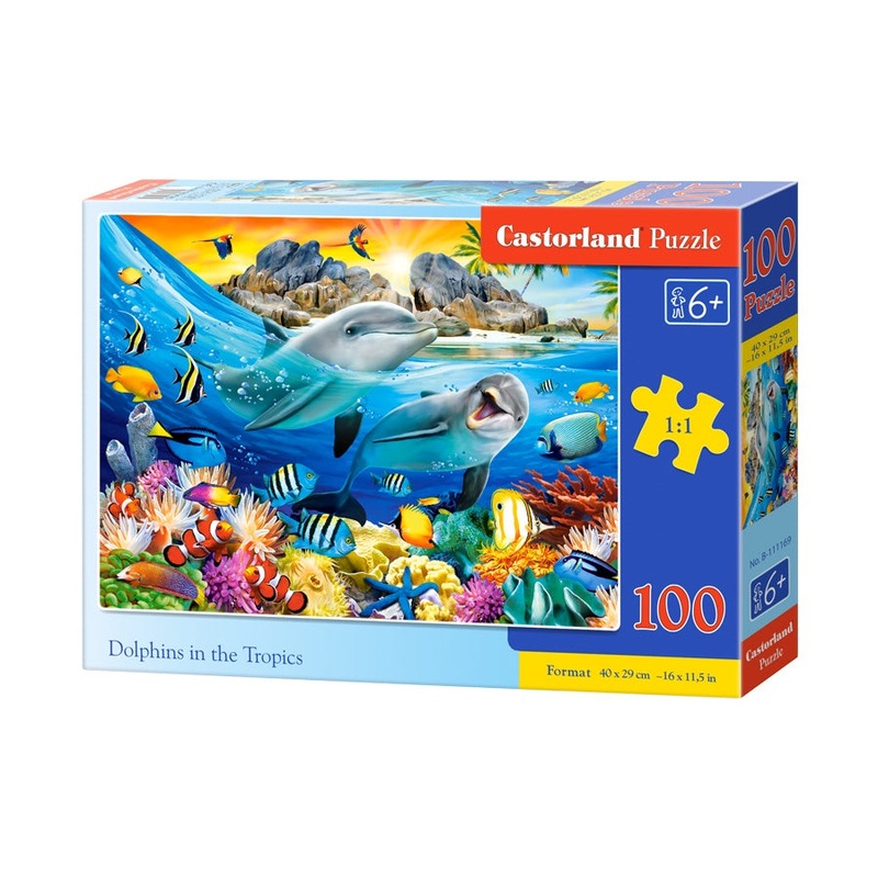 Castorland – Dolphins in the Tropics (100pcs)