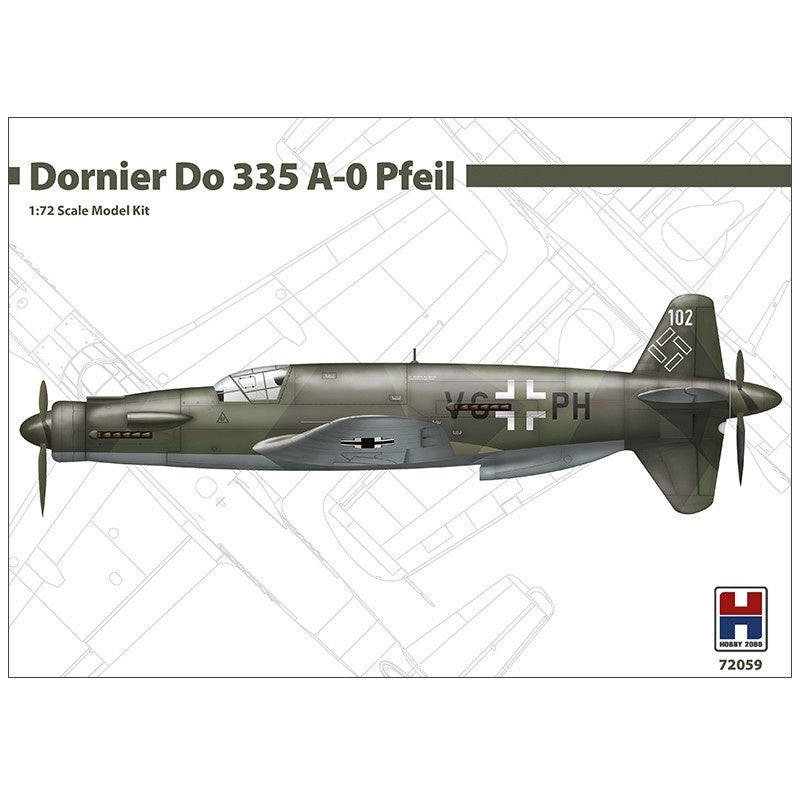 Hobby 2000 – 1/72 Dornier Do 335 A-0 Pfeil