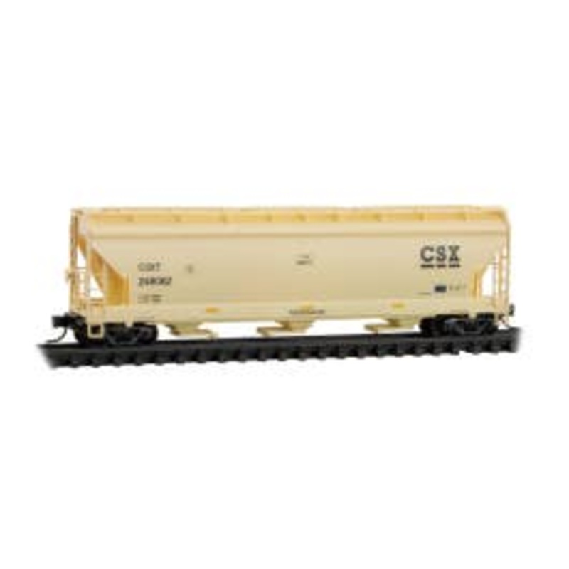 Micro Trains 09400930 N Scale 3-Bay Covered Hopper CSXT Rd# 248082