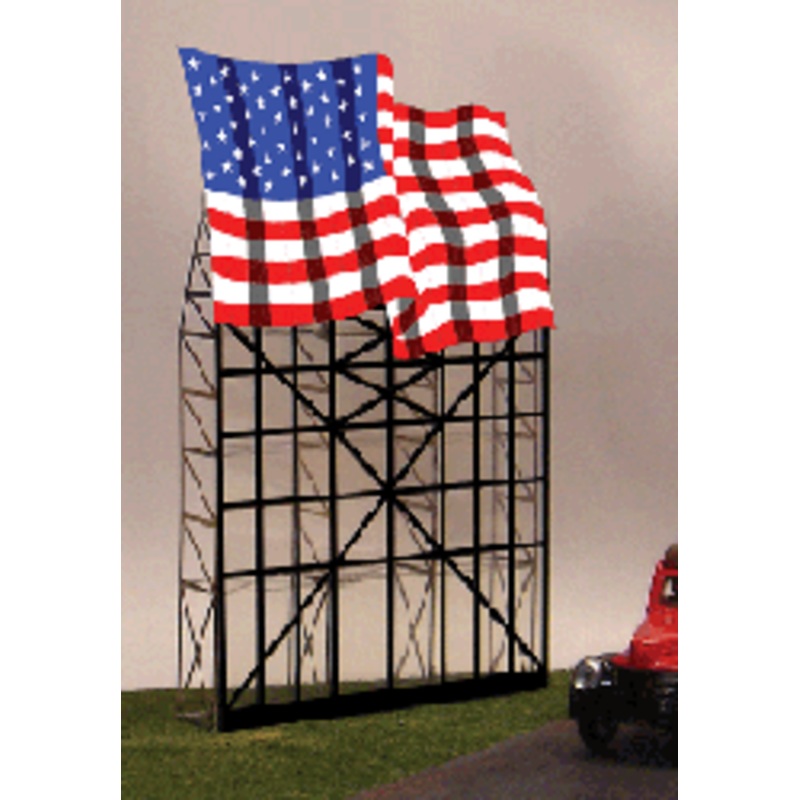 Miller Engineering #4071 Large Flag Suitable for HO & O scale