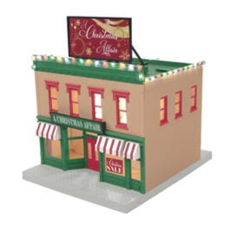 MTH 30-90736  O Christmas 2-Story City Building 1 with LEDs