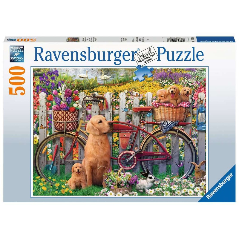 Ravensburger – Cute Dogs In The Garden (500pcs)