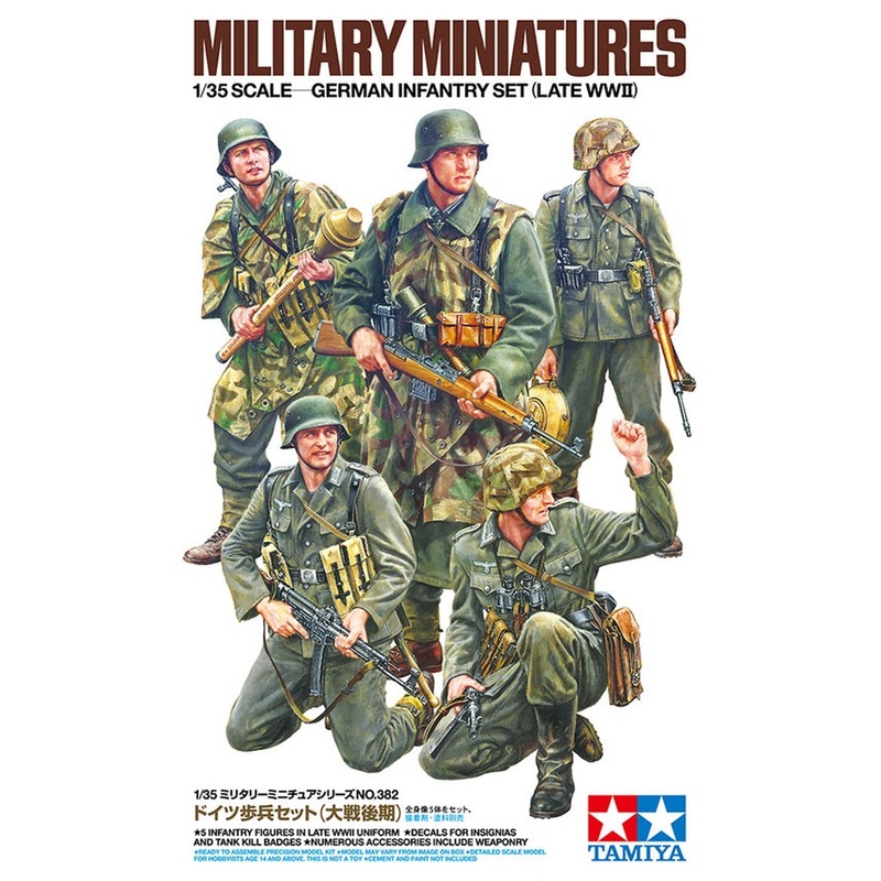 Tamiya – 1/35 German Infantry Set (Late WWII)