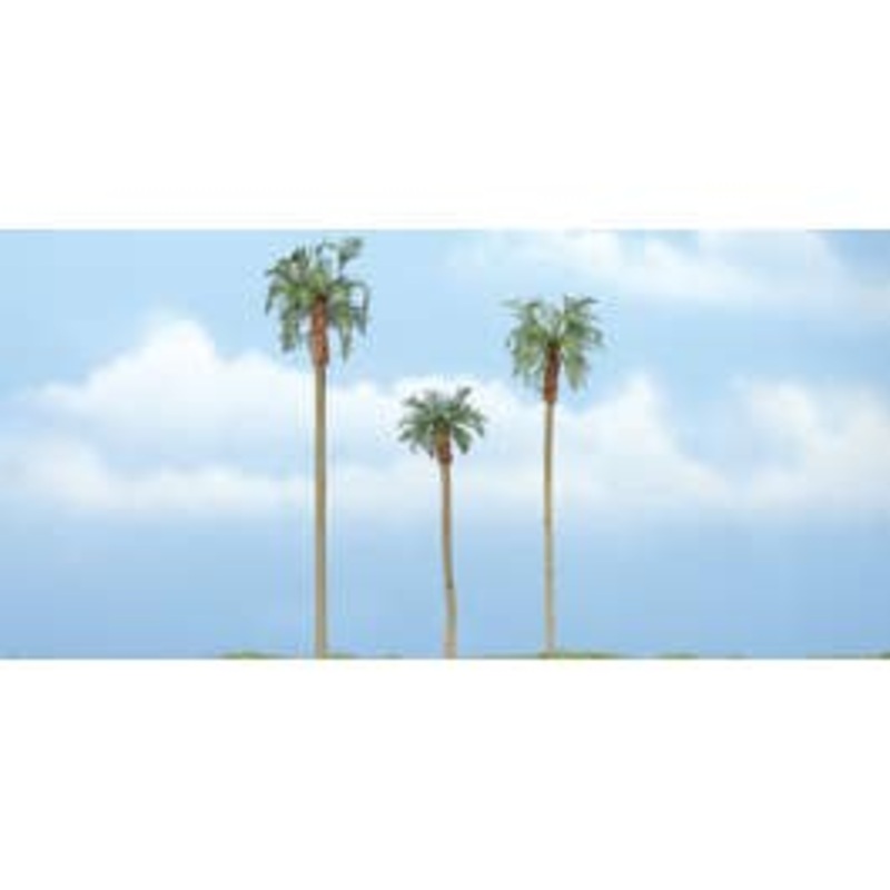 Woodland Scenics TR1617 Royal Palm Trees 4 1/2″, 3″ & 4″ – 3 pkg.