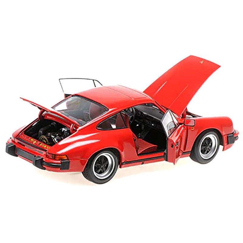 1983 Porsche 911 Carrera Coupe 3.2 Red 1/18 Diecast Model Car by Minichamps