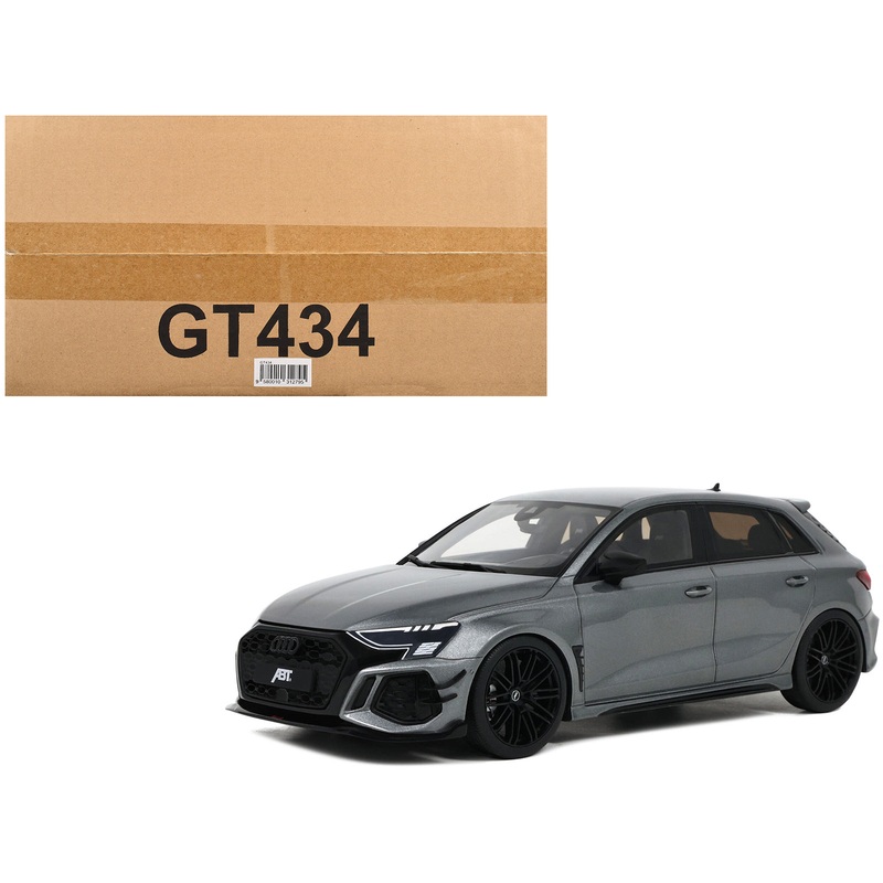 Audi ABT RS3-R Daytona Gray Metallic 1/18 Model Car by GT Spirit