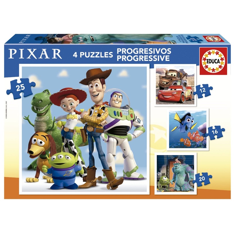 Educa – Disney/Pixar (12-16-20-25pcs)
