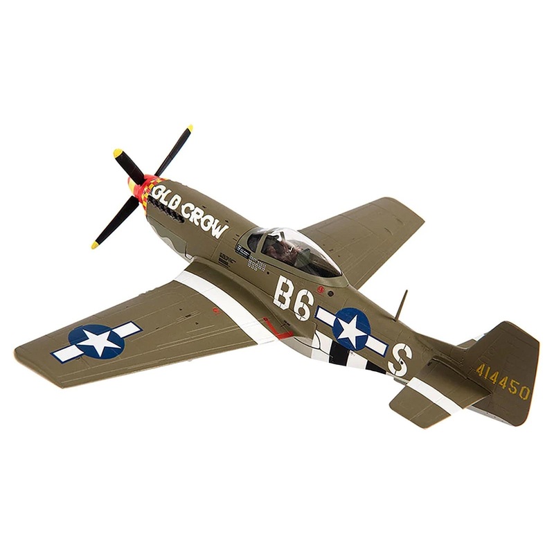 North American P-51D Mustang Fighter Aircraft “Captain Clarence E. Anderson 363rd FS 357th FG Old Crow” (1944) United States Air Force 1/72 Diecast Model by JC Wings