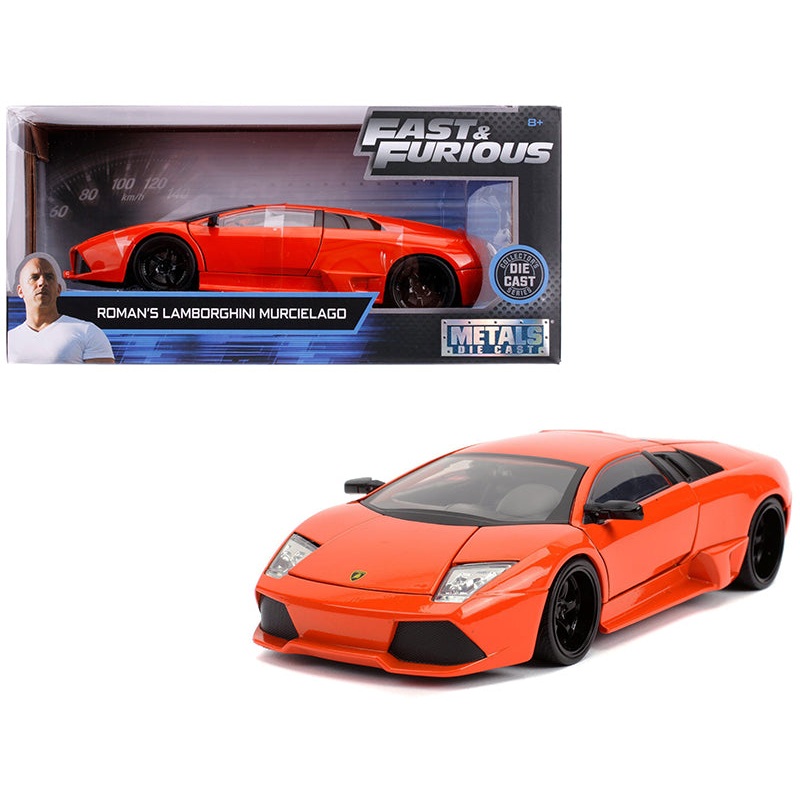 Roman’s Lamborghini Murcielago Orange “Fast & Furious” Movie 1/24 Diecast Model Car by Jada