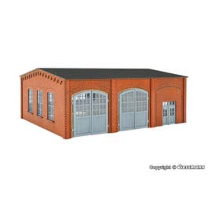 Vollmer 45642  HO Truck workshop – Polyplate kit