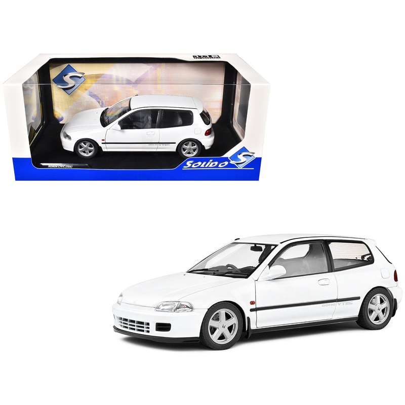 1991 Honda Civic (EG6) RHD (Right Hand Drive) Frost White 1/18 Diecast Model Car by Solido
