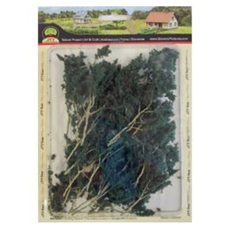 JTT 95520 Foliage Branches, Dark Green, 1.5″ to 3″, 60 pcs