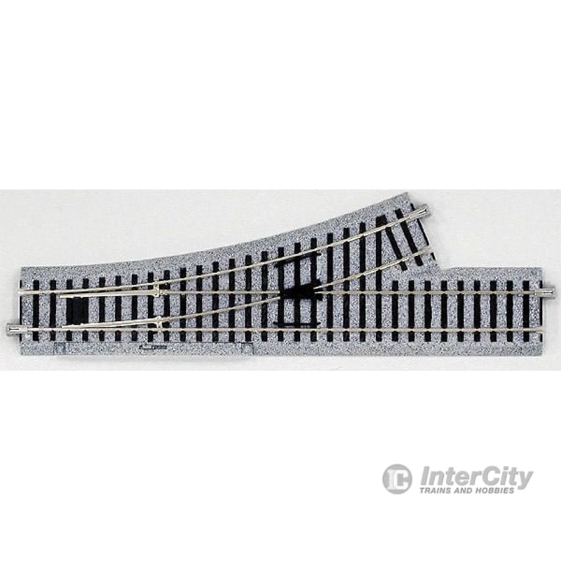 Kato 2840 Manual Turnout – Unitrack — Left-Hand, 9-3/4″ 245mm Long, 19-1/4″ 490mm Radius