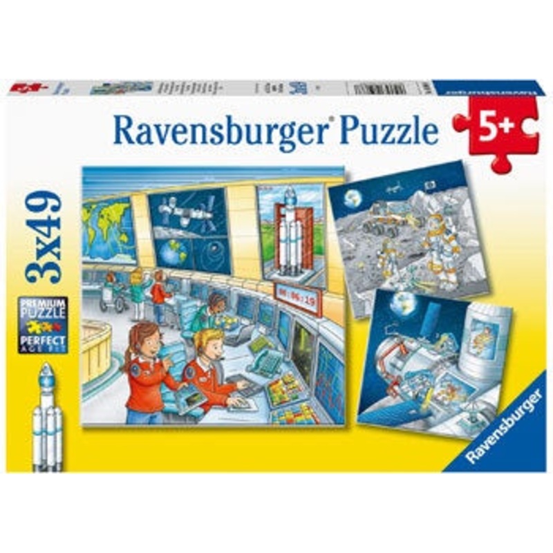 Ravensburger – Tom & Mia Go on a Space Mission (3x49pcs)