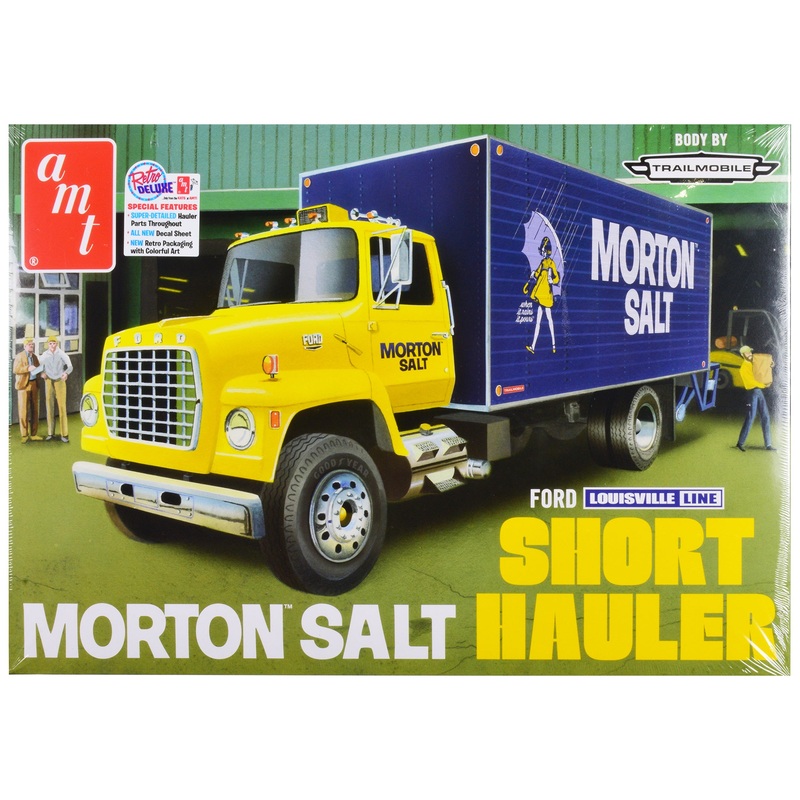 Skill 3 Model Kit Ford Louisville Line Short Hauler “Morton Salt” 1/25 Scale Model by AMT